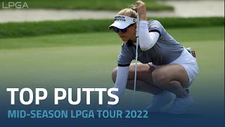 Top Putts  MidSeason LPGA Tour 2022 [upl. by Cati]