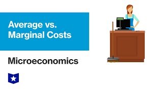 Average vs Marginal Costs  Microeconomics [upl. by Ikairik781]