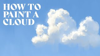 How to Paint Clouds – Digital Painting Tutorial in Clip Studio Paint [upl. by Edgardo]