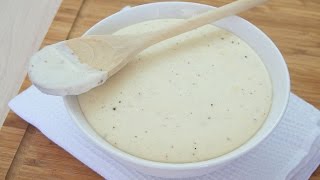 How to Make Bechamel Sauce  Easy Homemade Bechamel White Sauce Recipe [upl. by Umeko]