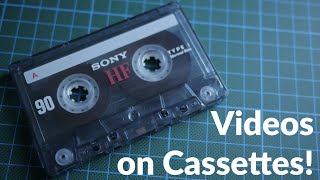 Cassette Video  Video on Audio Cassettes [upl. by Kloster]