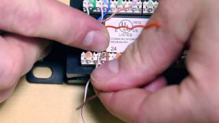 How to Punch Wires into Networking Patch Panels  Cable Connection Guide [upl. by Yttisahc]