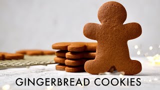 GINGERBREAD COOKIES  gingerbread man recipe [upl. by Abekam]