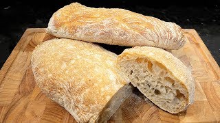 Ciabatta Bread made easy at home [upl. by Utter683]