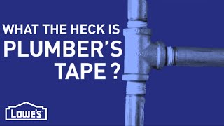 What the Heck is Plumbers Tape  DIY Basics [upl. by Nialb]