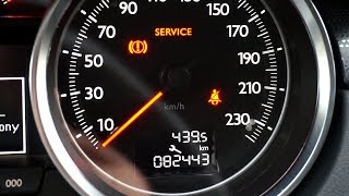 Peugeot 508 reset service reminder indicator spanner symbol [upl. by Ardekahs]