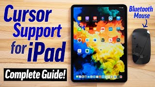 How to use the new Cursor on iPad  Mouse Support [upl. by Jacquelin]