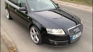 Audi a6 c6 30 tdi quattro sound amp launch start [upl. by Travis323]