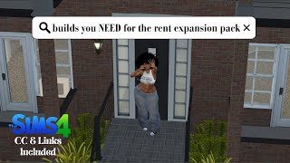 Best Realistic Townhomes amp Apartments For The Sims 4 For Rent  Realistic Build Haul  Giveaway [upl. by Torey]