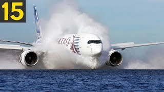 15 DANGEROUS Plane Landings  Great Pilots [upl. by Ysset]