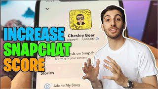 How To Increase Snapchat Score In 2021  BEST Way To Increase Snap Score EASY amp FAST [upl. by Moyna]