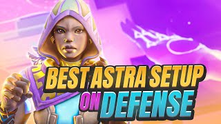 BEST ASTRA SETUPS on DEFENSE for ALL MAPS Valorant [upl. by Thatch]