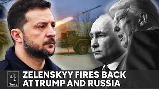 Trump v Ukraine war of words overshadows peace talks with Russia [upl. by Aihsein]