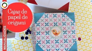 COMO HACER UNA CAJA DE PAPEL  ORIGAMI FÁCIL [upl. by Naut]