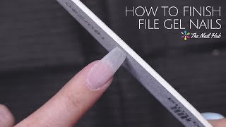 How To Finish File Nails [upl. by Novel805]