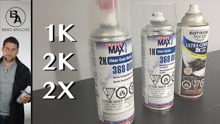 The difference between 1K 2K and 2X clear coat [upl. by Salter]