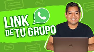 Cómo crear tu link de grupo de WhatsApp [upl. by Kilan112]