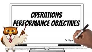 Operations Performance Objectives [upl. by Tildi]