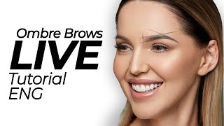 Ombre Brows Tutorial  FREE INTENSE COURSE [upl. by Narmis]