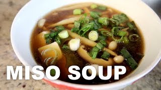 Healing miso soup  Easy vegan cooking [upl. by Attesor]