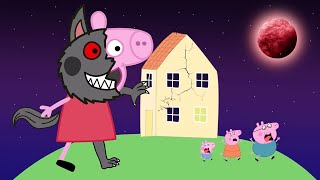 PEPPA TURNS INTO A WEREWOLF  PEPPA PIG APOCALYPSE Animation [upl. by Nodnil]