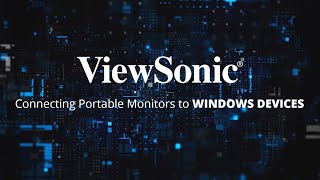 Connecting a Portable Monitor to a Windows Device [upl. by Adal]