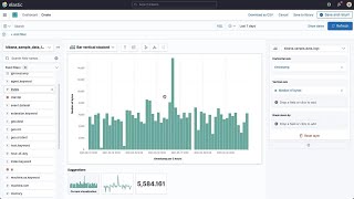 Creating your first visualization with Kibana Lens [upl. by Annahtur]