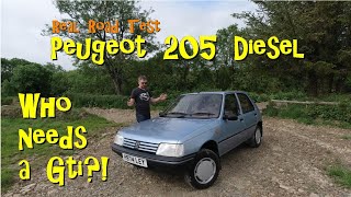 Real Road Test 1990 Peugeot 205 GRD  who needs a GTi [upl. by Derwood698]