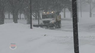 Offutt AFB Snow removal 2024 [upl. by Fredie]