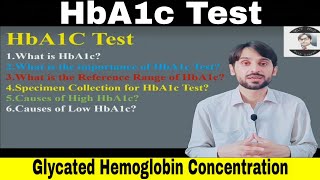 HbA1c Test  Glycated Hemoglobin [upl. by Ahsiekal]