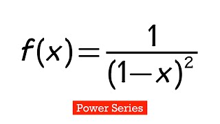 power series for 11x2 [upl. by Nilknarf]