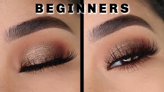 EASY Eyeshadow Tutorial For Hooded Eyes [upl. by Allegna]