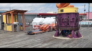 Surfside Pier Getting Winterized [upl. by Nylrak]