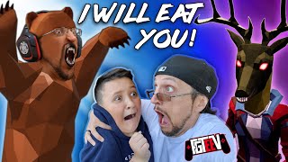 Hide amp Seek Savage BEAR Edition I WILL EAT YOU FGTeeV Boys Multiplayer Game [upl. by Notsahc]