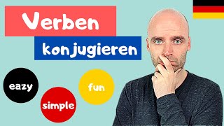 Verben konjugieren  Learn German  Deutsch lernen [upl. by Jobe397]