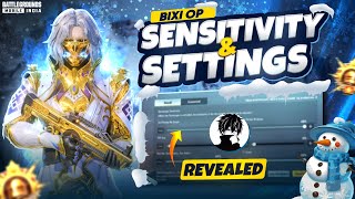 Bixi Op SENSITIVITY amp SETTINGS  BIXI OP All Settings Revealed  Five Finger Claw [upl. by Portwin940]