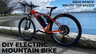 Building a FAST ELECTRIC BIKE With a 1500W Conversion Kit  Trek Mountain Bike [upl. by Jeromy774]