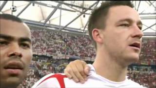 England National Anthem God Save The Queen  Beckham Terry Gerrard Lampard [upl. by Leduar]