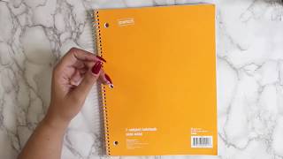 Turning a Notebook Into a DIY Planner  Cheap Planning [upl. by Agamemnon414]