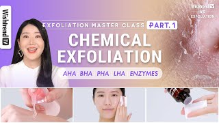 How to Exfoliate by Skin Types  AHA BHA PHA LHA Enzymes  Exfoliation Part1 [upl. by Aicilaanna]