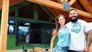 Couple Turns Raw Land Into Dream Sustainable Homestead  2 Years In 15 Minutes [upl. by Fransen]