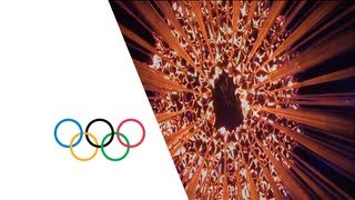 Olympic Cauldron is lit for London 2012 [upl. by Sulamith225]