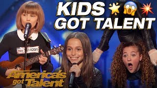 Grace VanderWaal Sofie Dossi And The Most Talented Kids Wow  America’s Got Talent [upl. by Mccord]