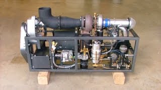 GR5A Experimental Turboshaft Jet Engine Demo [upl. by Hepsibah]