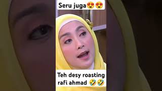 Ternyata teh desy juga pintar ngeroasting 🤣🤣YouTube desyratnasari [upl. by Enidlarej]