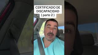 CERTIFICADOS DE DISCAPACIDAD [upl. by Ennaecarg]