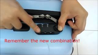 3 Steps to reset Luggage lock no reset button type [upl. by Mafala493]