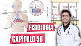 Fisiologia  Ventilação Pulmonar Capítulo 38 │ Guyton [upl. by Ahseinad]