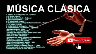 MÚSICA CLÁSICA Beethoven Mozart Vivaldi Bach Chopin Tchaikovsky Rossini Grieg Handel Liszt [upl. by Alexa]