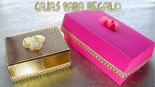 Cajas de regalo hechas con cartón │CandyBu [upl. by Robenia]